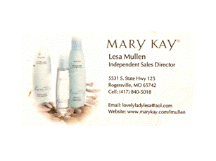 Mary Kay - Lesa Mullen Independent Sales Director